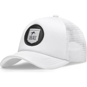 Mützen gebogen weiß snapback Classic von Oblack