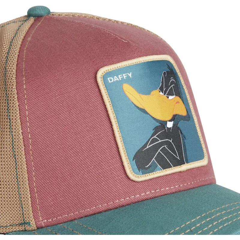 mehrfarbige-trucker-kappe-daffy-duck-daf3-ct-looney-tunes-von-capslab