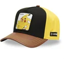 casquette-courbee-noire-jaune-et-marron-snapback-pikachu-pmk6-pik-pokemon-capslab