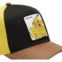 casquette-courbee-noire-jaune-et-marron-snapback-pikachu-pmk6-pik-pokemon-capslab