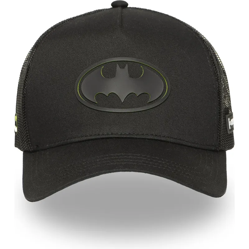 schwarze-trucker-kappe-batman-dc8-log-dc-comics-von-capslab