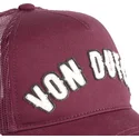 casquette-trucker-grenat-buckl-b-von-dutch