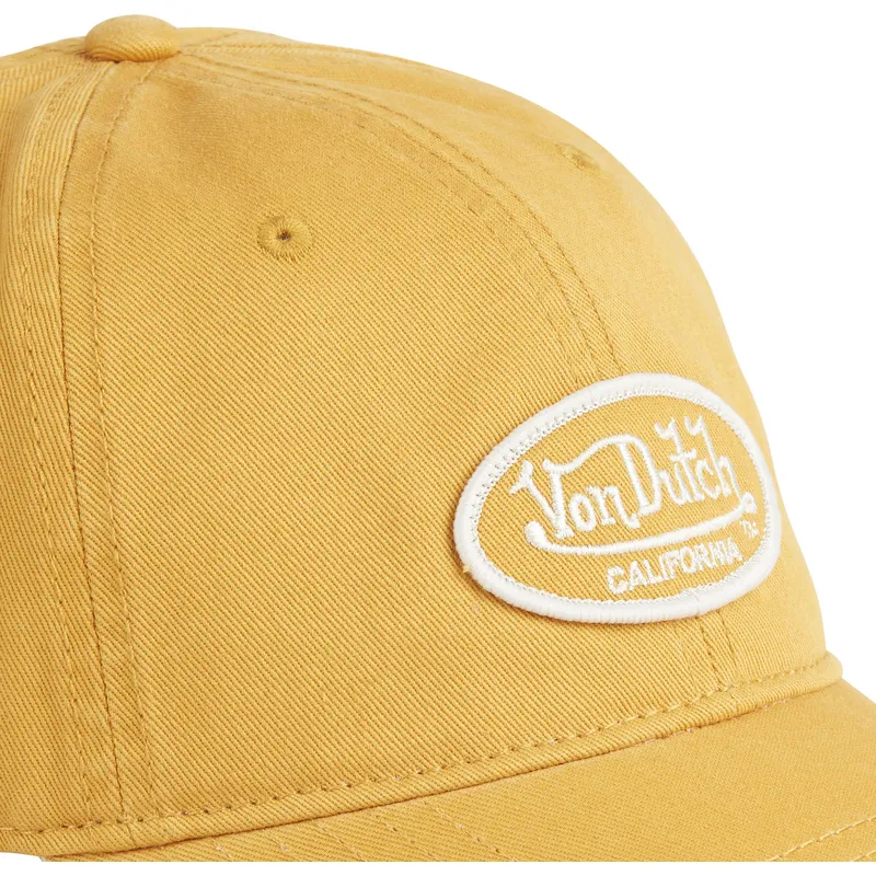 gelbe-verstellbare-curved-cap-log05-cd-von-von-dutch