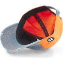 blaue-und-orangefarbene-verstellbare-curved-cap-retro02-von-von-dutch