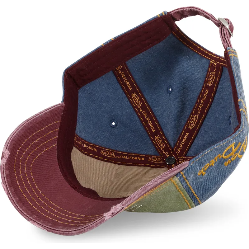 mehrfarbige-verstellbare-curved-cap-retro03-von-von-dutch