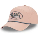 casquette-courbee-rose-ajustable-cord03-von-dutch