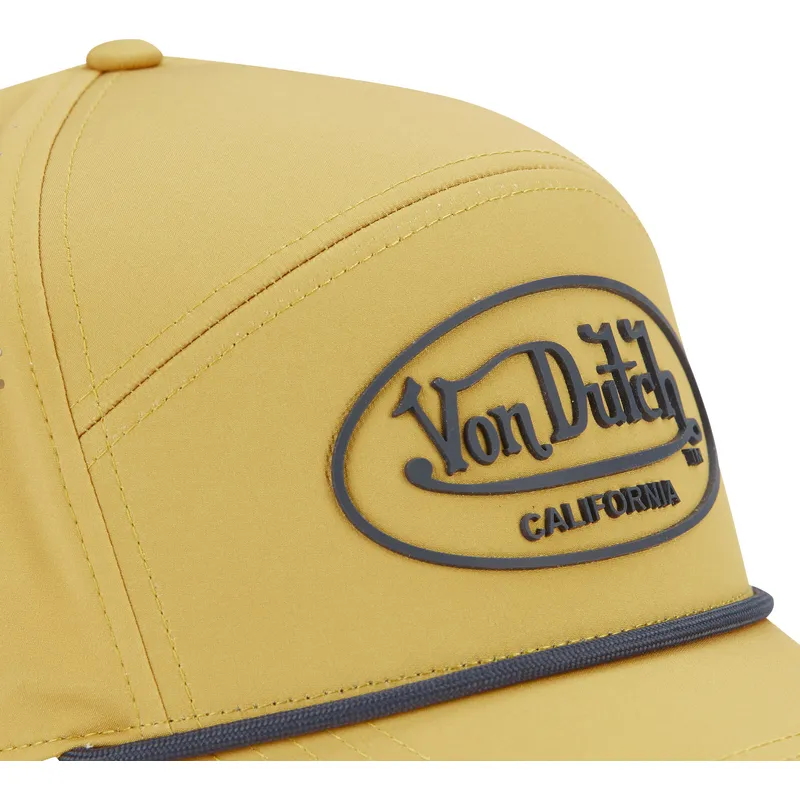 gelbe-verstellbare-curved-cap-cord05-von-von-dutch