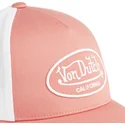 casquette-trucker-rose-et-blanche-ajustable-lof-b25-von-dutch