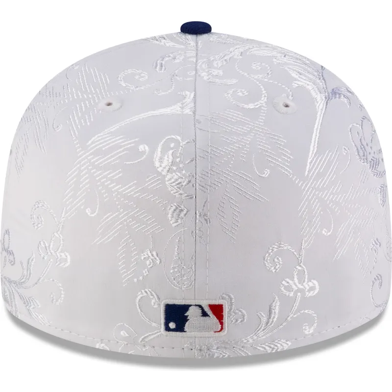 weisse-und-blaue-anliegende-flat-cap-59fifty-day-low-profile-der-los-angeles-dodgers-mlb-von-new-era weisse-und-blaue-anliegende-flat-cap-59fifty-day-low-profile-der-los-angeles-dodgers-mlb-von-new-era