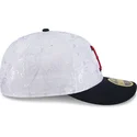 casquette-plate-bleue-marine-et-blanche-ajustee-59fifty-day-low-profile-boston-red-sox-mlb-new-era