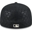 schwarze-enganliegende-flat-cap-59fifty-day-a-frame-der-los-angeles-dodgers-mlb-von-new-era