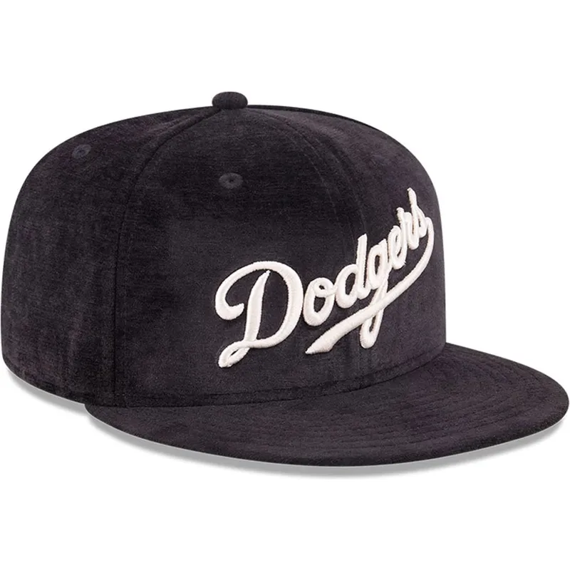 schwarze-enganliegende-59fifty-day-flatcap-der-los-angeles-dodgers-mlb-von-new-era schwarze-enganliegende-59fifty-day-flatcap-der-los-angeles-dodgers-mlb-von-new-era