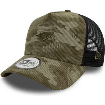 Casquette trucker camouflage A Frame Cord McLaren Racing Formula 1 New Era