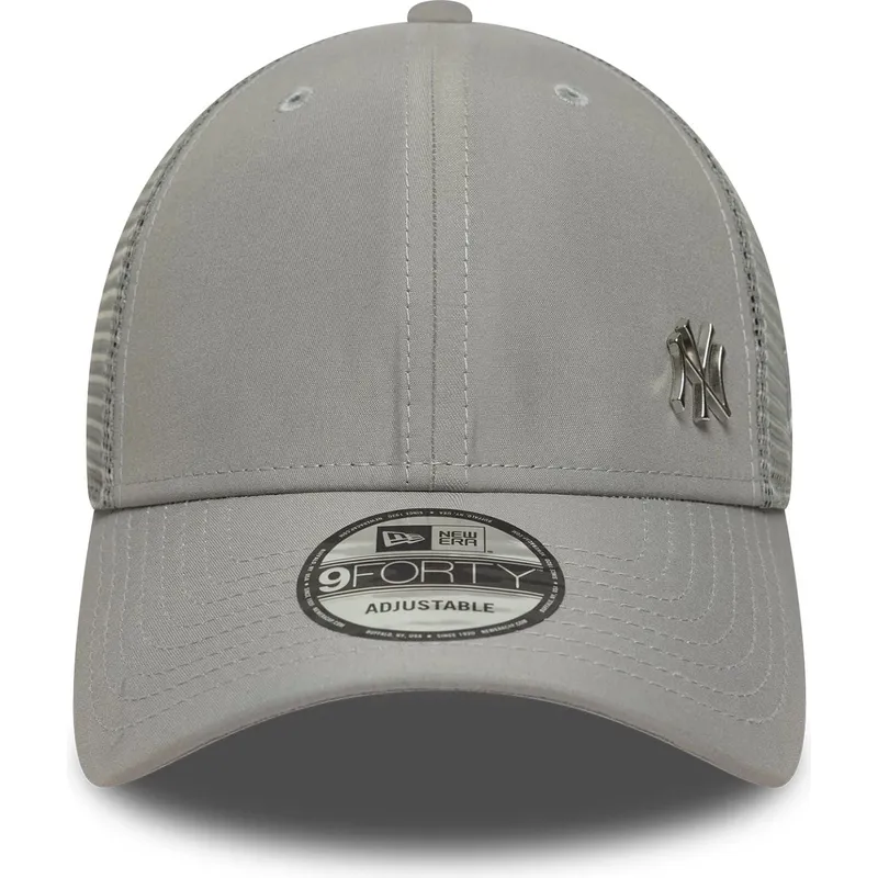 graue-verstellbare-9forty-flawless-trucker-cap-der-new-york-yankees-mlb-von-new-era graue-verstellbare-9forty-flawless-trucker-cap-der-new-york-yankees-mlb-von-new-era