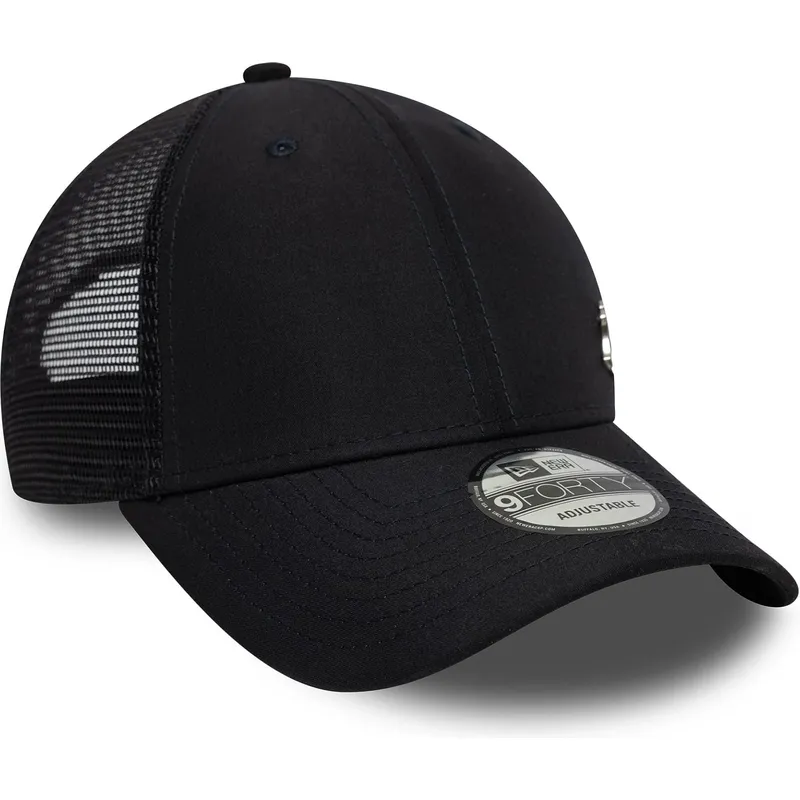 marineblaue-verstellbare-9forty-flawless-trucker-cap-der-new-york-yankees-mlb-von-new-era