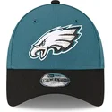 casquette-courbee-verte-et-noire-ajustable-pour-enfant-9forty-the-league-philadelphia-eagles-nfl-new-era