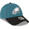 casquette-courbee-verte-et-noire-ajustable-pour-enfant-9forty-the-league-philadelphia-eagles-nfl-new-era