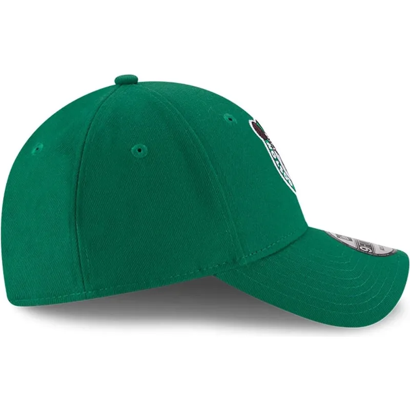 grune-gebogene-verstellbare-kindercap-9forty-the-league-der-boston-celtics-nba-von-new-era