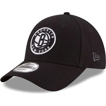 Mützen gebogen schwarz verstellbares band für Kinder 9FORTY The League der Brooklyn Nets NBA von New Era