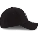 schwarze-gebogene-verstellbare-kinderkappe-9forty-the-league-der-brooklyn-nets-nba-von-new-era