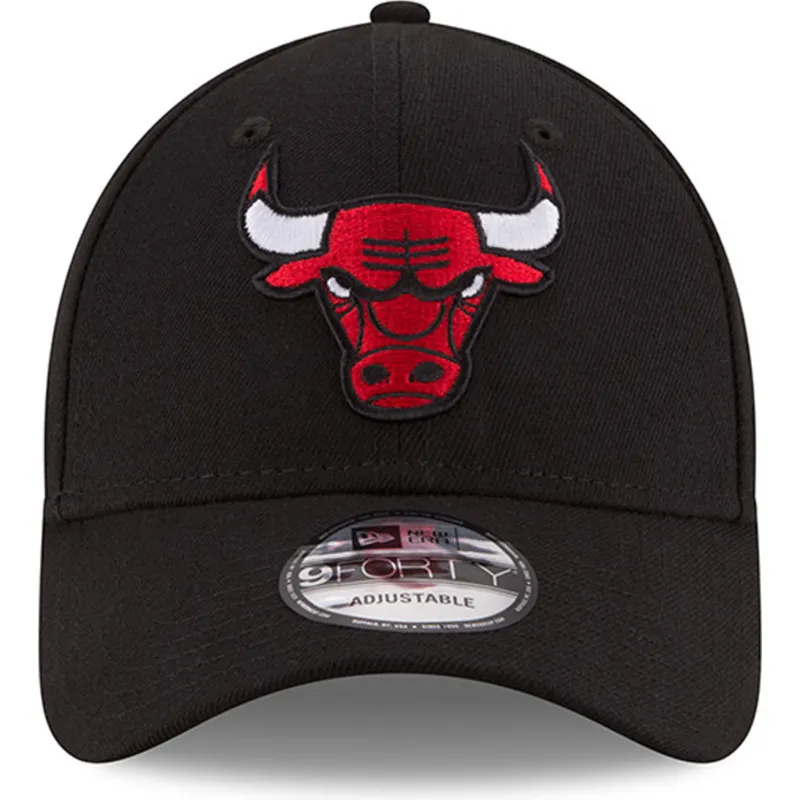 schwarze-gebogene-verstellbare-kinderkappe-9forty-the-league-von-chicago-bulls-nba-von-new-era schwarze-gebogene-verstellbare-kinderkappe-9forty-the-league-von-chicago-bulls-nba-von-new-era