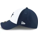 weisse-und-marineblaue-verstellbare-gebogene-kappe-fur-kinder-9forty-the-league-der-dallas-cowboys-nfl-von-new-era