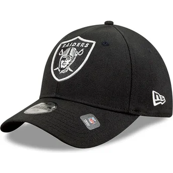 Mützen gebogen schwarz verstellbares band für Kinder 9FORTY The League der Las Vegas Raiders NFL von New Era
