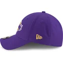 violette-gebogene-verstellbare-kappe-fur-kinder-9forty-the-league-der-los-angeles-lakers-nba-von-new-era