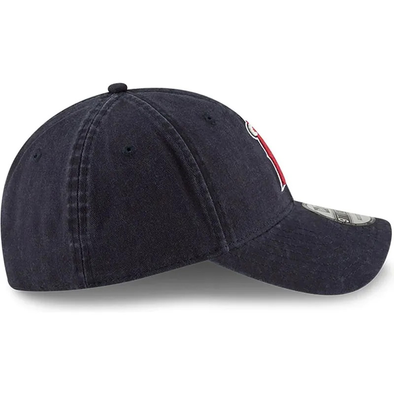 marineblaue-verstellbare-gebogene-kappe-9twenty-core-classic-der-los-angeles-angels-mlb-von-new-era