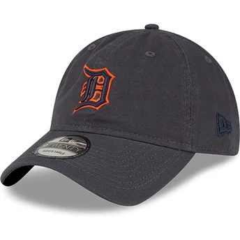 Casquette courbée grise ajustable 9TWENTY Core Classic Detroit Tigers MLB New Era