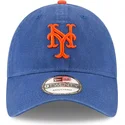 casquette-courbee-bleue-ajustable-9twenty-core-classic-new-york-mets-mlb-new-era