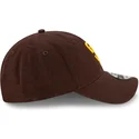 braune-verstellbare-gebogene-kappe-9twenty-core-classic-der-san-diego-padres-mlb-von-new-era
