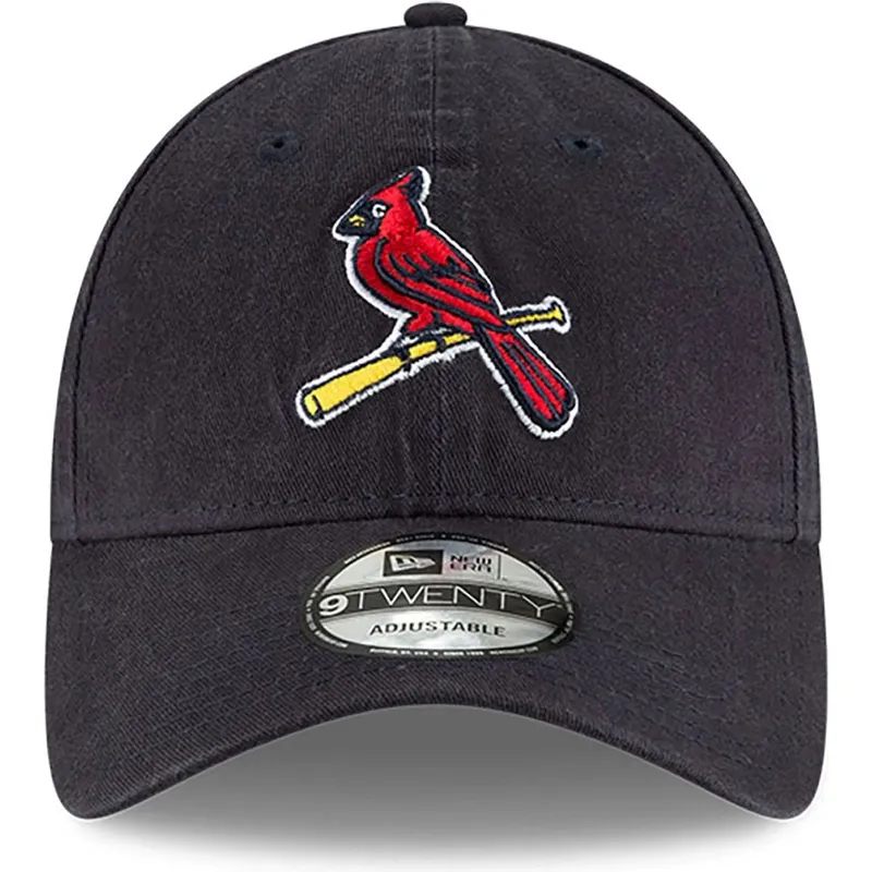 marineblaue-verstellbare-gebogene-kappe-9twenty-core-classic-der-st-louis-cardinals-mlb-von-new-era