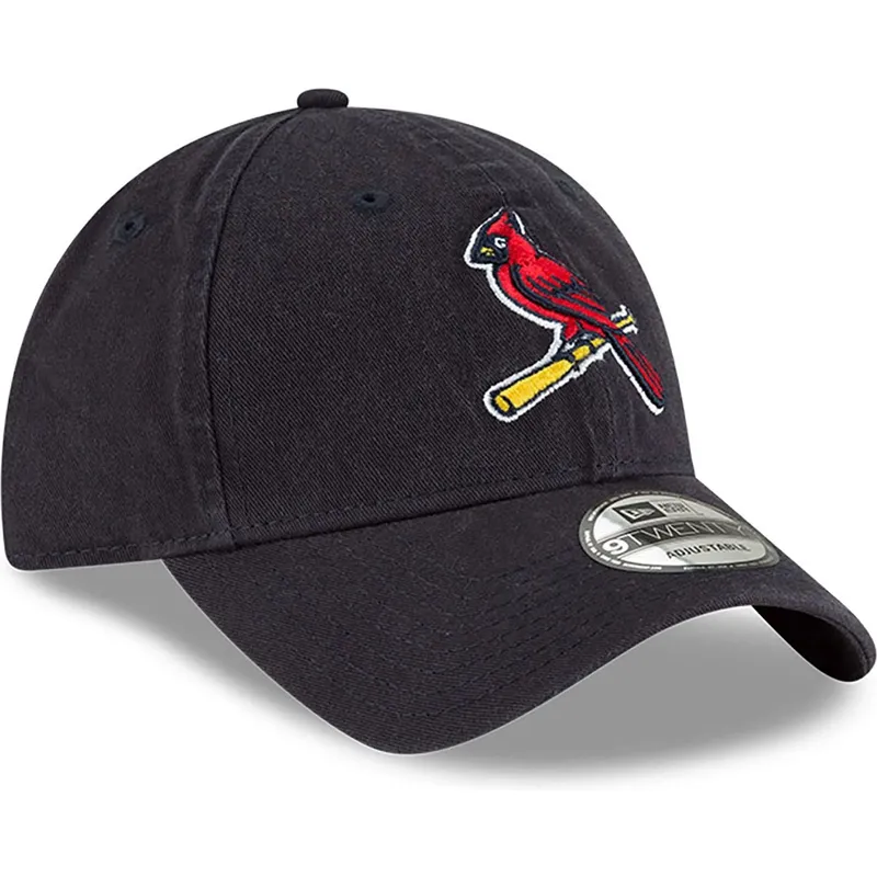 marineblaue-verstellbare-gebogene-kappe-9twenty-core-classic-der-st-louis-cardinals-mlb-von-new-era