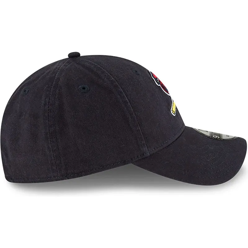 marineblaue-verstellbare-gebogene-kappe-9twenty-core-classic-der-st-louis-cardinals-mlb-von-new-era