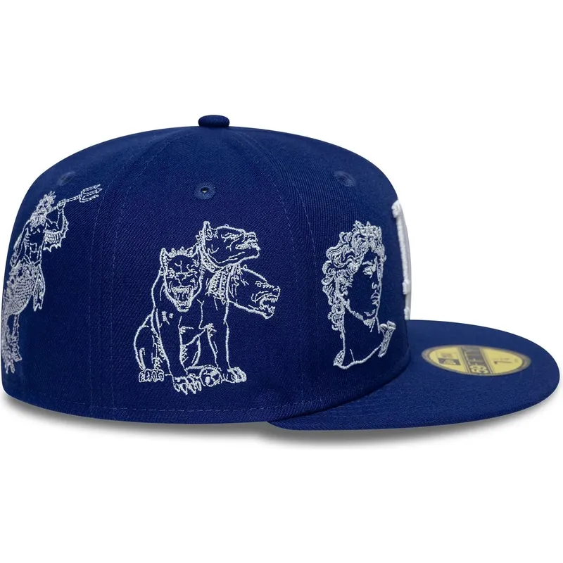 flache-blaue-angepasste-59fifty-mythical-kappe-der-los-angeles-dodgers-mlb-von-new-era flache-blaue-angepasste-59fifty-mythical-kappe-der-los-angeles-dodgers-mlb-von-new-era