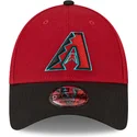 gebogene-marineblau-und-rote-verstellbare-kappe-9forty-the-league-von-arizona-diamondbacks-mlb-von-new-era