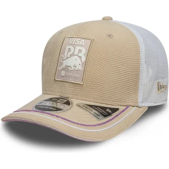 Casquette trucker beige 9SEVENTY Stretch Snap Monaco Race Special Racing Bulls F1 Team Formula 1 New Era