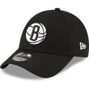 casquette-courbee-noire-ajustable-9forty-the-league-brooklyn-nets-nba-new-era