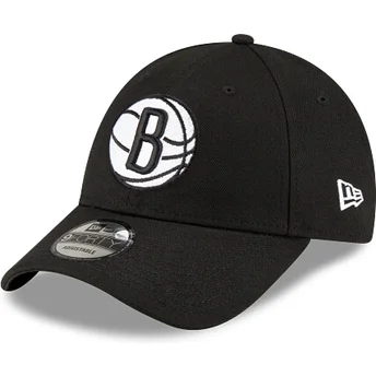 Mützen gebogen schwarz verstellbares band 9FORTY The League der Brooklyn Nets NBA von New Era