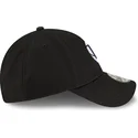 schwarze-verstellbare-gebogene-kappe-9forty-the-league-der-brooklyn-nets-nba-von-new-era