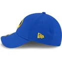 blaue-verstellbare-gebogene-kappe-9forty-the-league-der-golden-state-warriors-nba-von-new-era