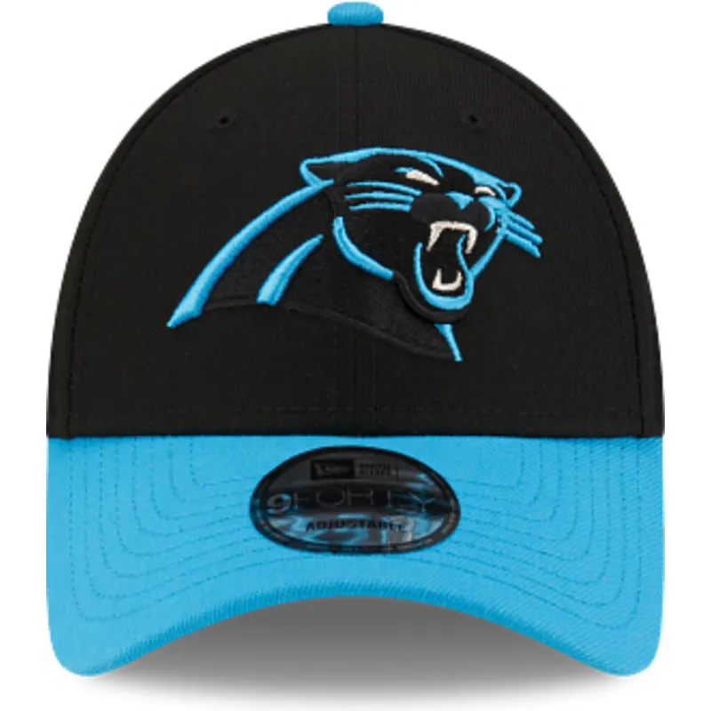 schwarze-und-blaue-verstellbare-curved-cap-9forty-the-league-der-carolina-panthers-nfl-von-new-era schwarze-und-blaue-verstellbare-curved-cap-9forty-the-league-der-carolina-panthers-nfl-von-new-era