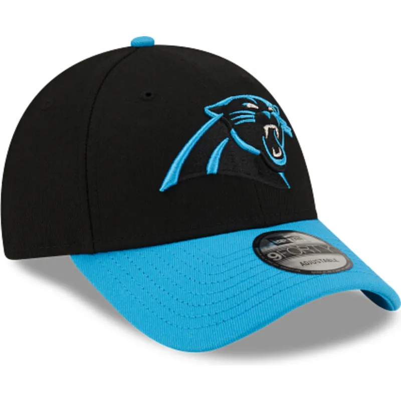 schwarze-und-blaue-verstellbare-curved-cap-9forty-the-league-der-carolina-panthers-nfl-von-new-era schwarze-und-blaue-verstellbare-curved-cap-9forty-the-league-der-carolina-panthers-nfl-von-new-era