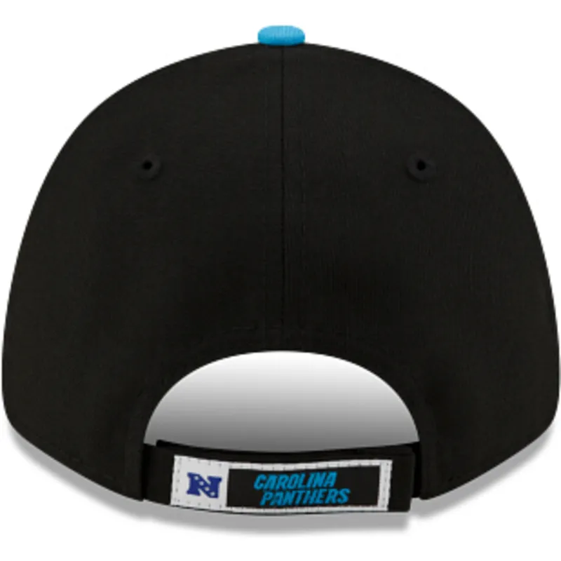 schwarze-und-blaue-verstellbare-curved-cap-9forty-the-league-der-carolina-panthers-nfl-von-new-era schwarze-und-blaue-verstellbare-curved-cap-9forty-the-league-der-carolina-panthers-nfl-von-new-era