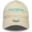 beige-verstellbare-trucker-kappe-fur-damen-9twenty-city-palm-springs-stadte-und-strande-von-new-era