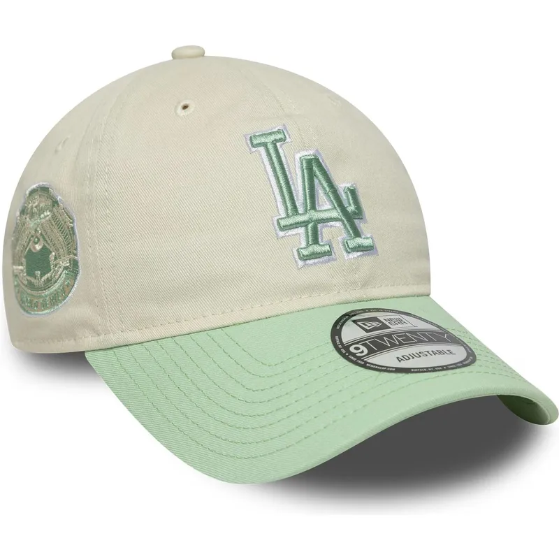 beige-und-grune-verstellbare-curved-cap-fur-damen-9twenty-world-series-cooperstown-der-los-angeles-dodgers-mlb-von-new-era beige-und-grune-verstellbare-curved-cap-fur-damen-9twenty-world-series-cooperstown-der-los-angeles-dodgers-mlb-von-new-era