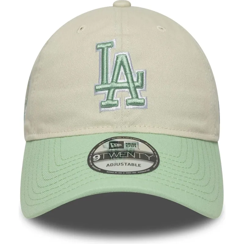 beige-und-grune-verstellbare-curved-cap-fur-damen-9twenty-world-series-cooperstown-der-los-angeles-dodgers-mlb-von-new-era beige-und-grune-verstellbare-curved-cap-fur-damen-9twenty-world-series-cooperstown-der-los-angeles-dodgers-mlb-von-new-era