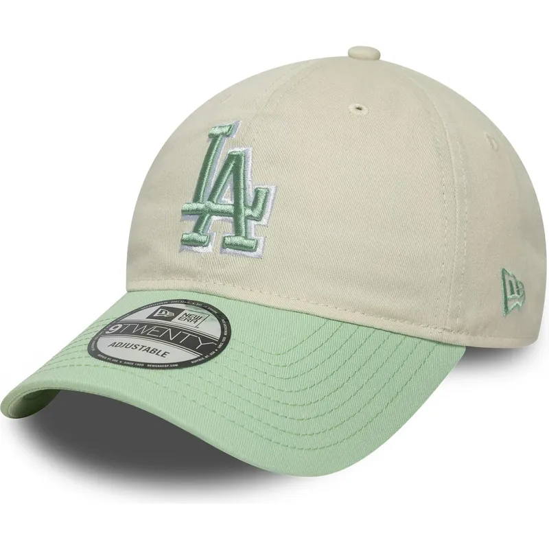 beige-und-grune-verstellbare-curved-cap-fur-damen-9twenty-world-series-cooperstown-der-los-angeles-dodgers-mlb-von-new-era beige-und-grune-verstellbare-curved-cap-fur-damen-9twenty-world-series-cooperstown-der-los-angeles-dodgers-mlb-von-new-era