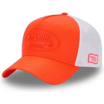 Mützen gebogen orange snapback FLUO04 von Von Dutch